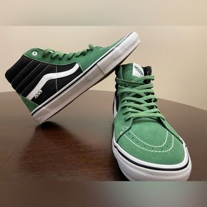 Vans Sk8-Hi Pro Juniper Green/Black Men Size 13